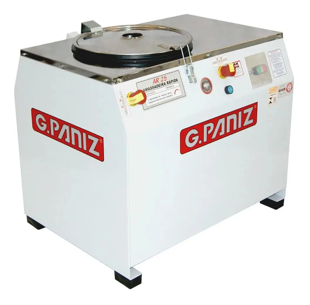 Masseira Rápida 25kg G.Paniz Trifásica 380V NR12 Padaria Cozinha