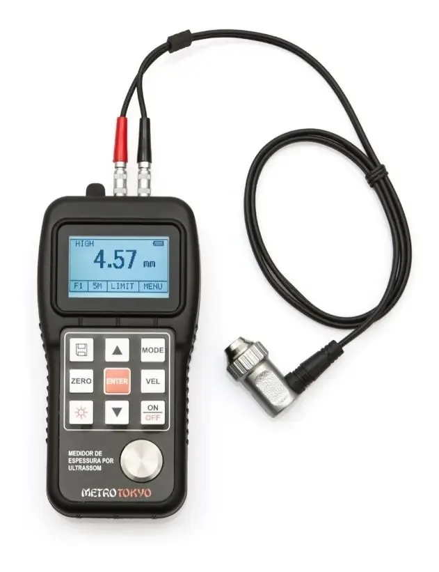 Medidor Espessura Ultrassom+software+0,01mm+certificado Calibração Rastreável Rbc