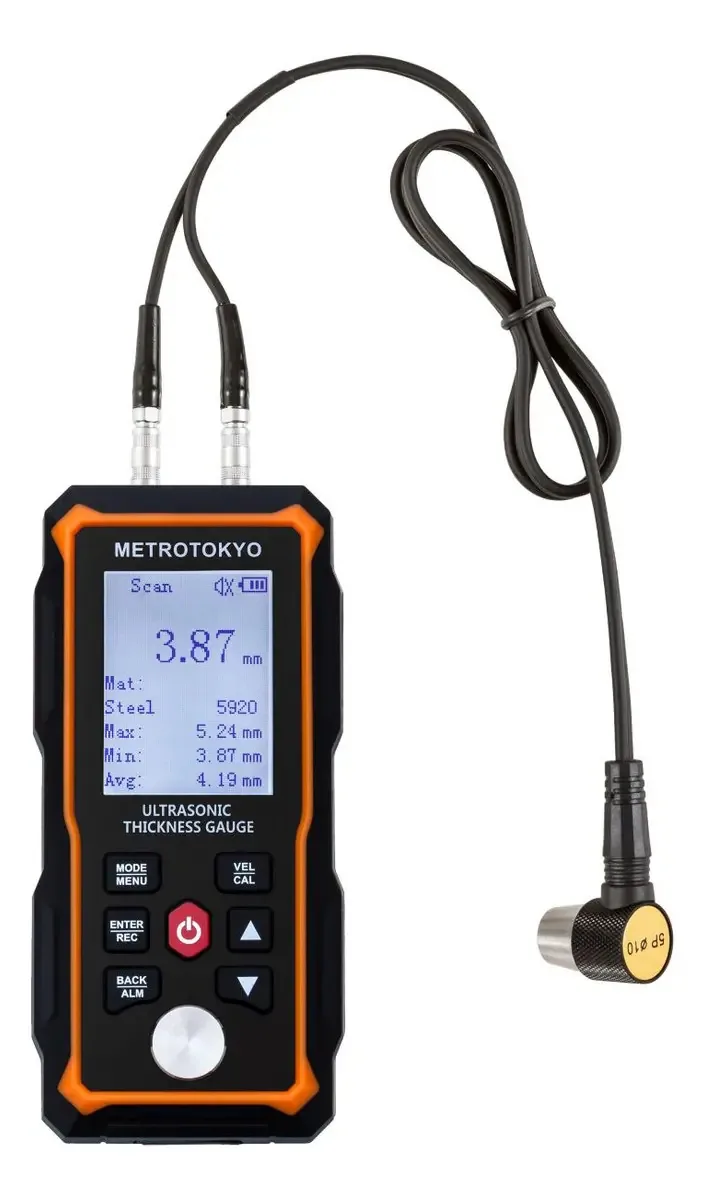 Medidor Espessura Ultrassom + Certificado Rastreável Rbc