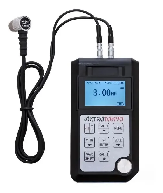 Medidor Espessura Ultrassom Desconta Camada Tinta Echo-echo