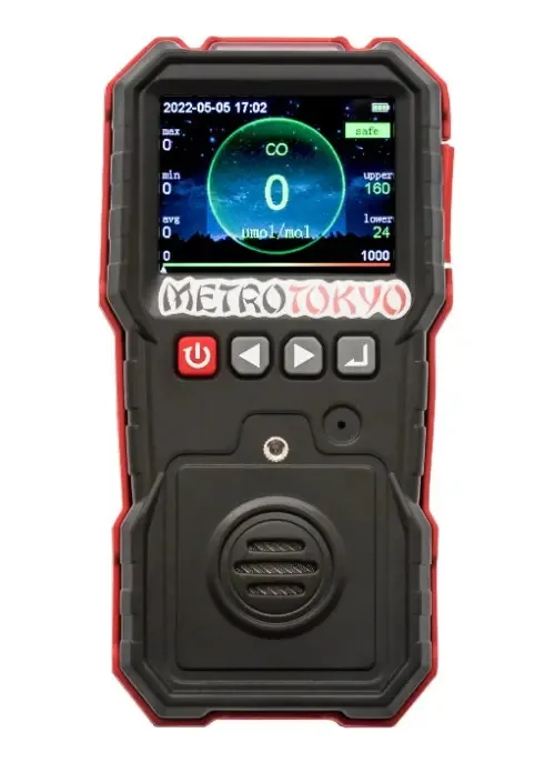 Medidor Detector Gás Monóxido De Carbono(co) + Certificado Preto