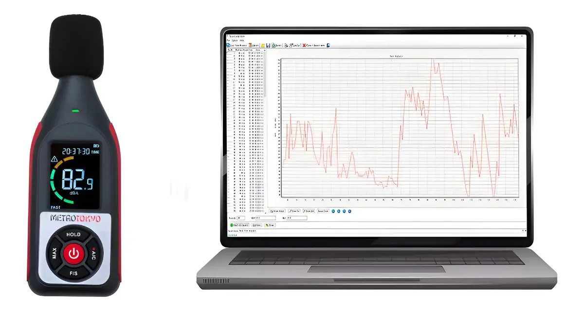 Decibelímetro Datalloger Software Pond A / C + Certificado