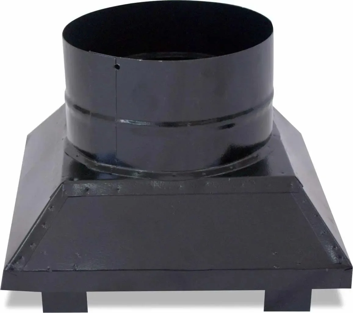 Adaptador Para Churrasqueira 560x560x400mm Preto - Arteinoxx