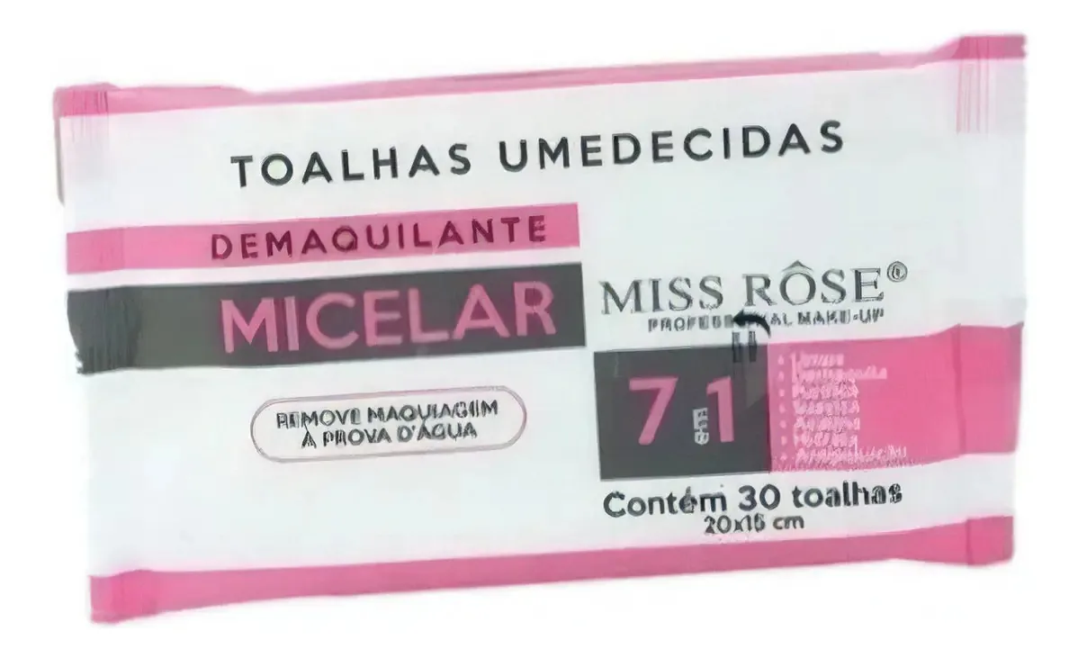 Toalhas Umedecidas Demaquilante Micelar