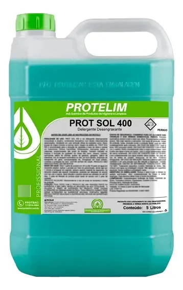 Desengraxante Concentrado Alcalino Prot Sol400 Protelim 5l