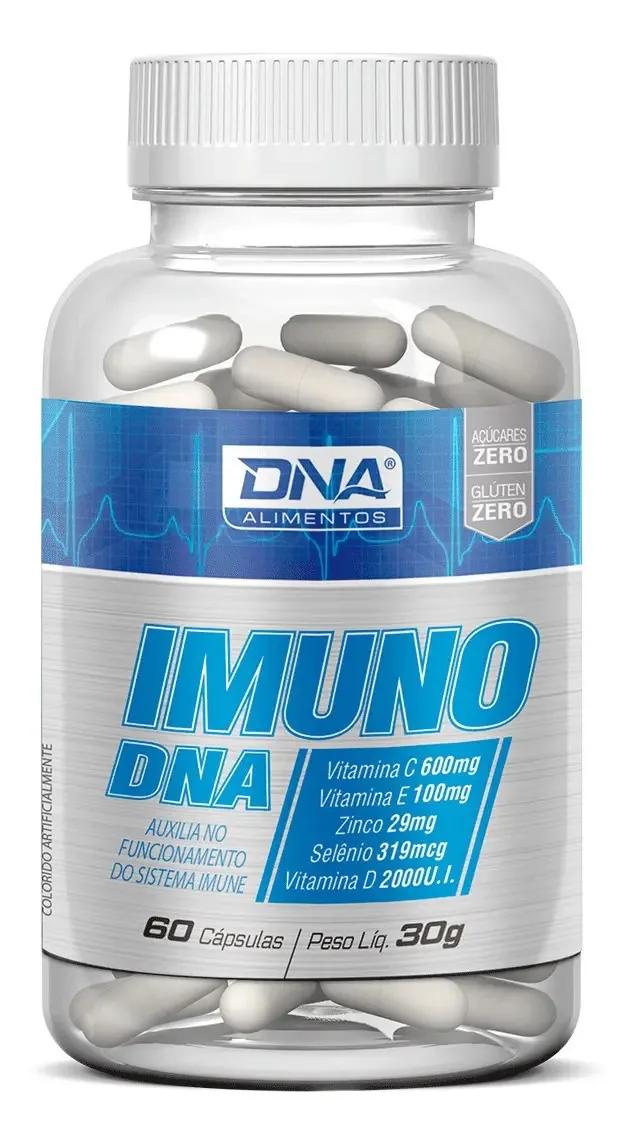 Imuno Dna 60 Cápsulas Sabor Sem sabor - Dna Suplementos