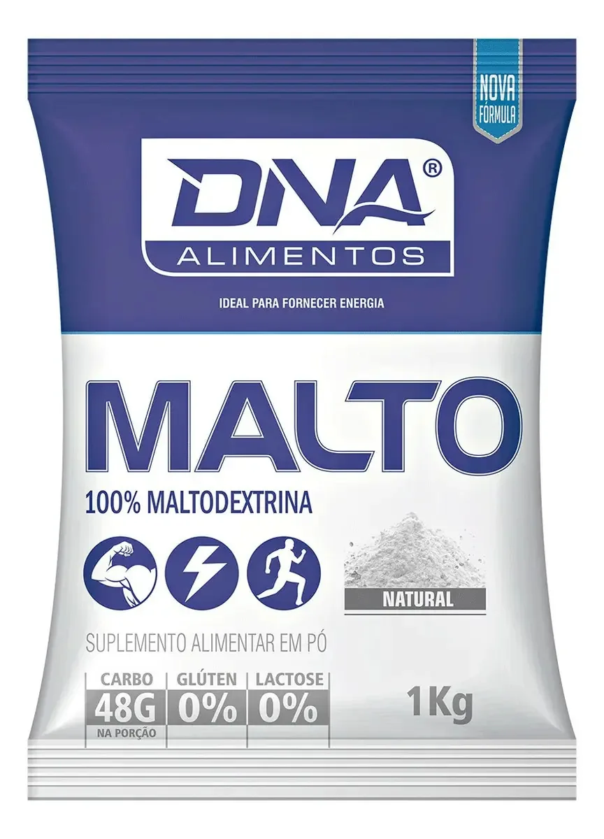 Malto Dextrina 1kg -Sabor Natural Dna Suplementos