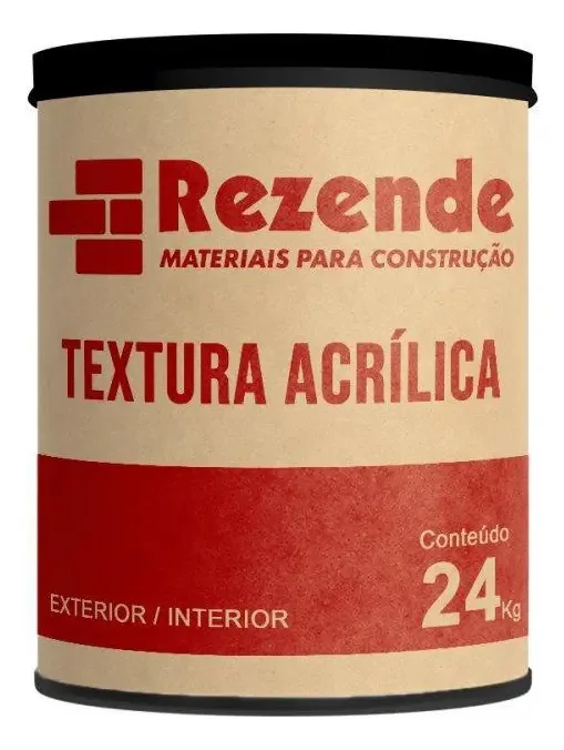 Textura Acrílica Efeito Rústico 24kg Rezende - Karamelo