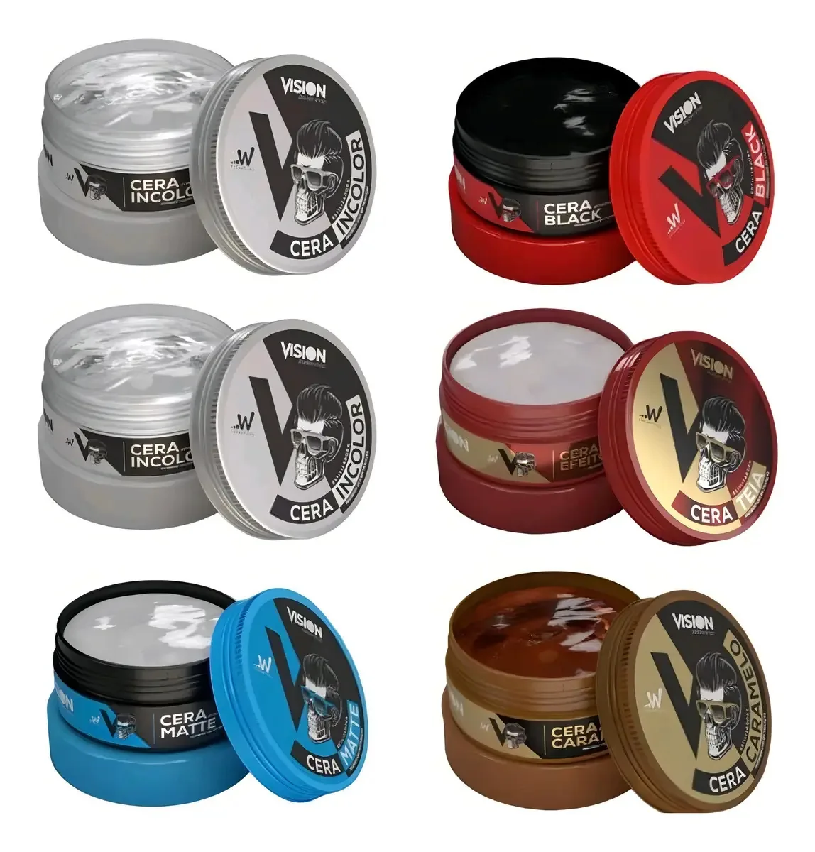 43 Pomadas Vision Variadas - 5 Gelblack - 6 Óleos