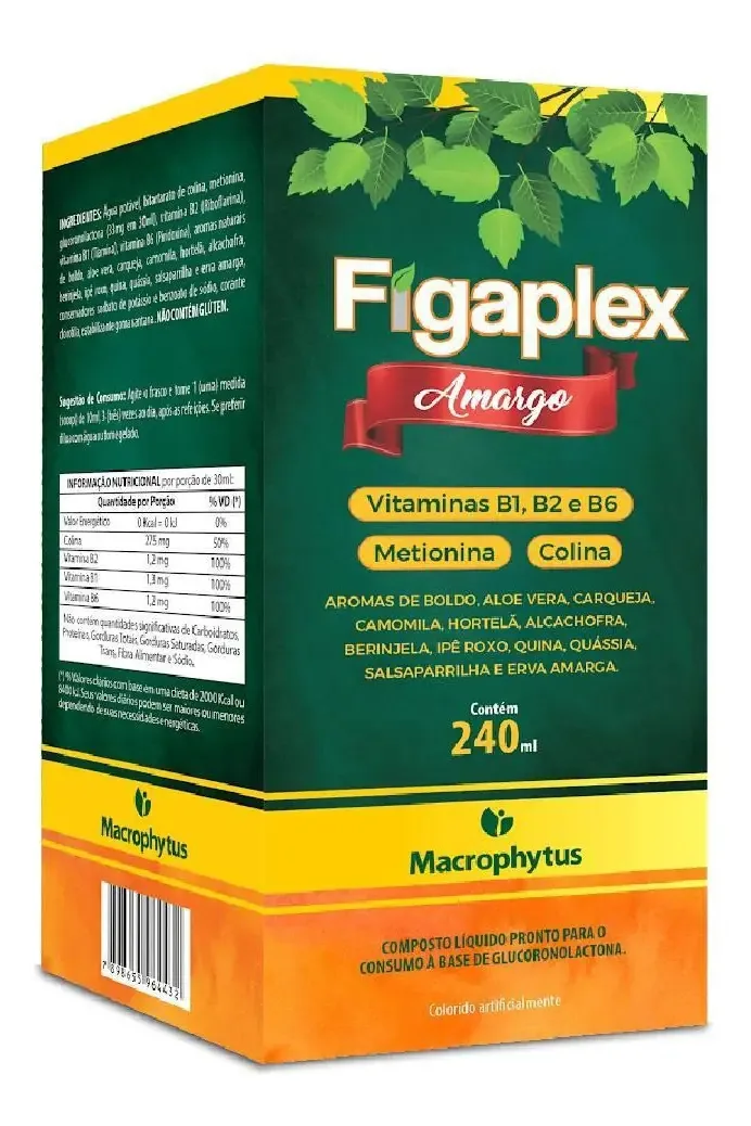 Figaplex Amargo 240ml - Macrophytus