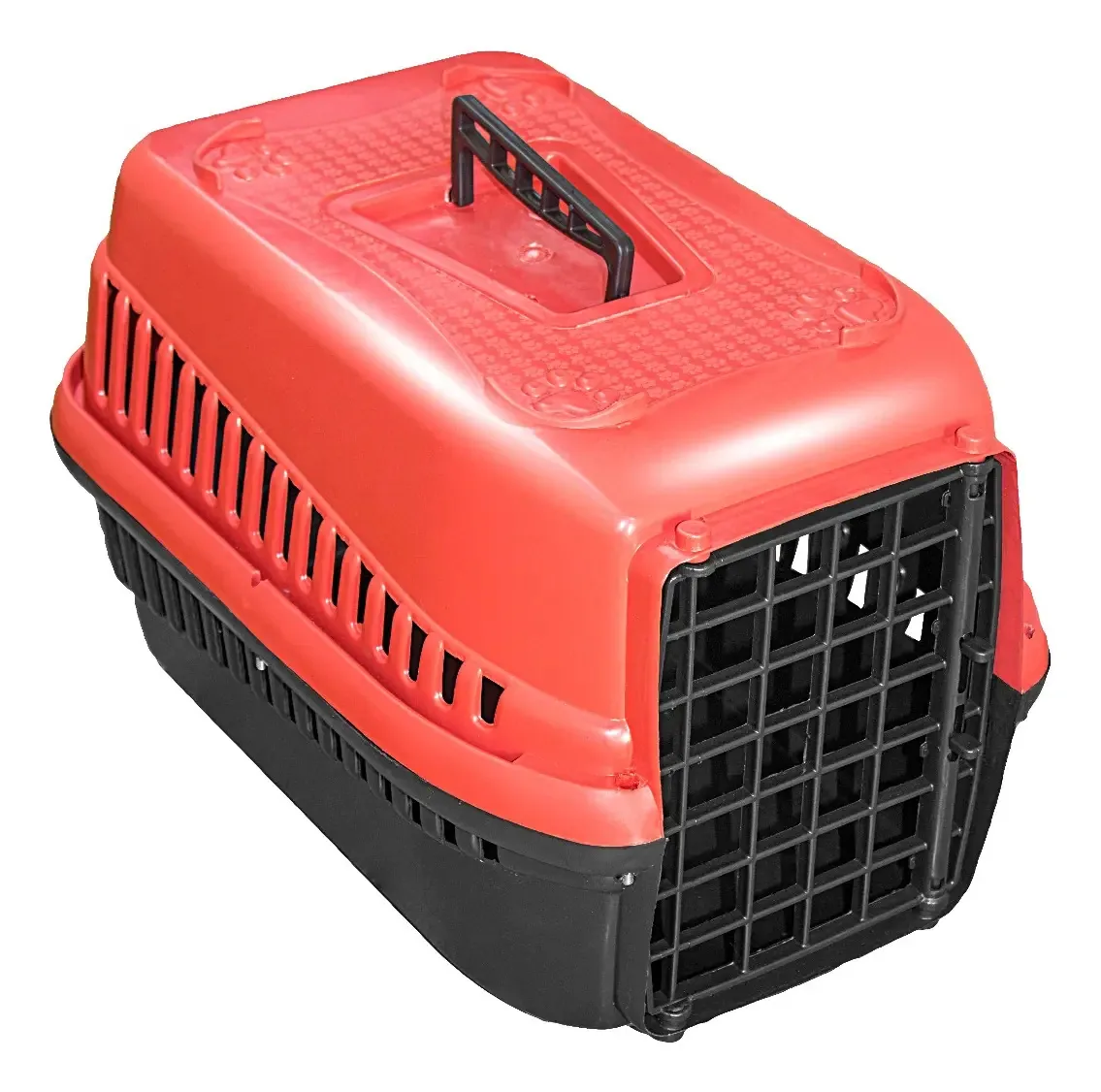 Kit 2 Caixas De Transporte N2 Cachorro Gato Pequena Vermelha