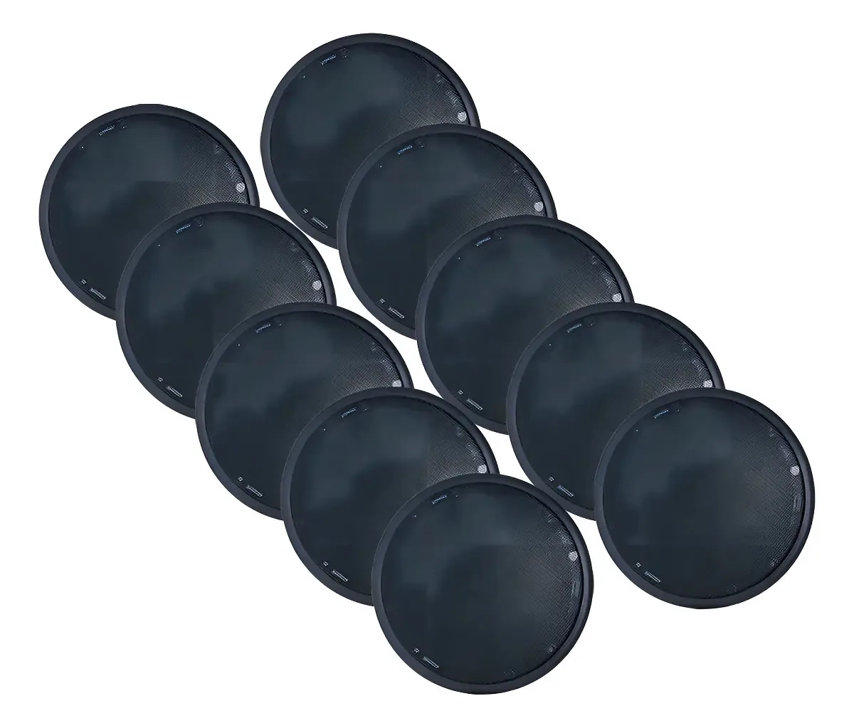 10 Caixas de Som Ambiente Orion Preto Arandela Teto 55W 6 Polegadas