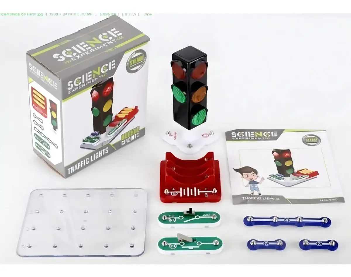 Mario Brinquedos Blocos Eletrônicos Educativo Magnetico 8 Peças