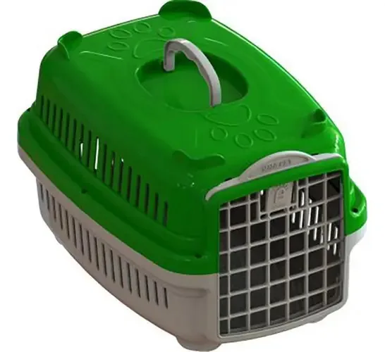 Caixa De Transporte Pata Forte N0 Verde Mma Pet