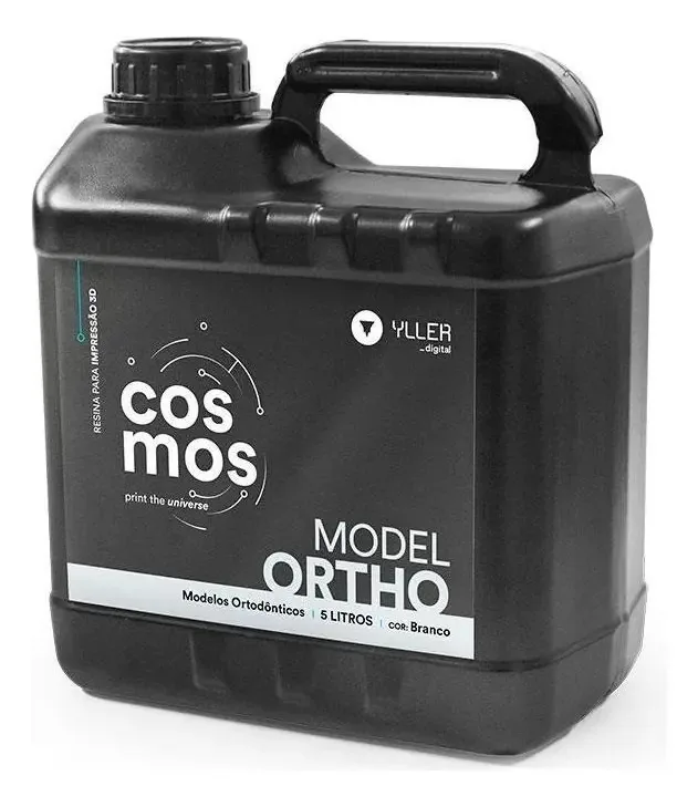 Resina Para Impressão 3d Cosmos Model Ortho Branca