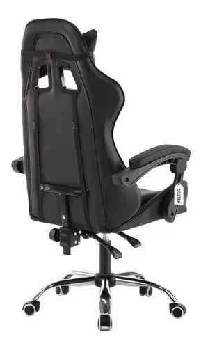 Cadeira Gamer Giratória Kelter Preta V701