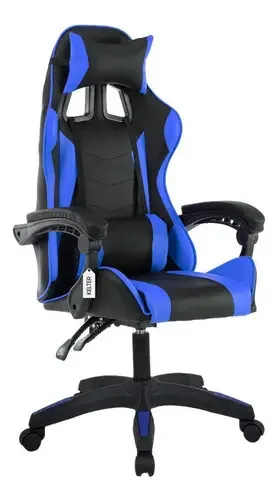 Cadeira Gamer Giratória Kelter Azul V705x