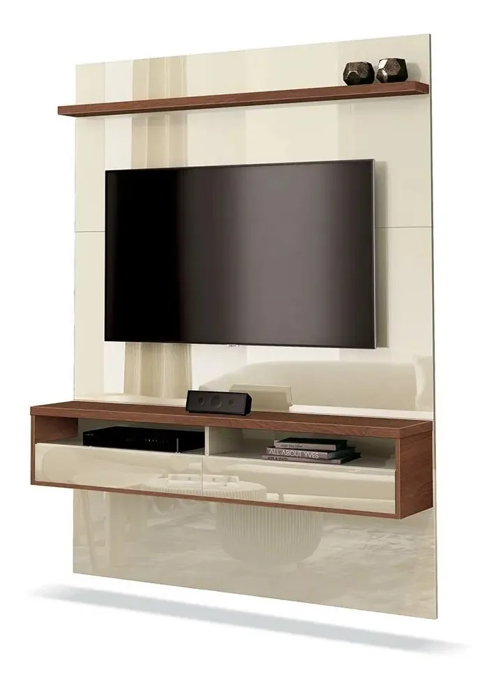 Painel Milano Bege para TV de até 50"