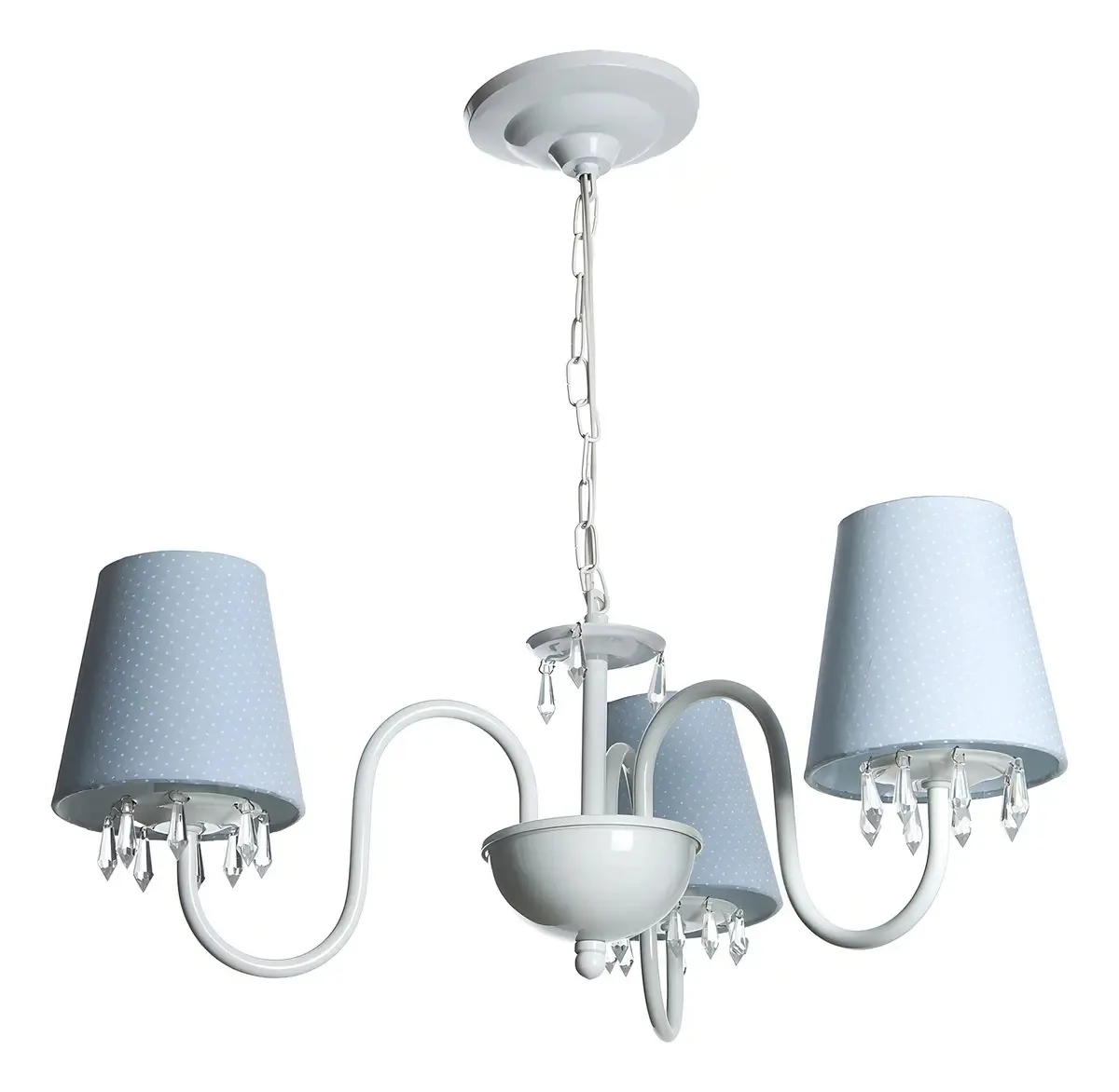 Lustre 3l Pingente Balãozinho Quarto Bebê Infantil Menino