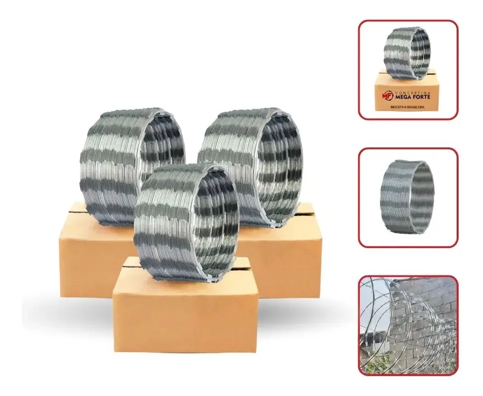 Concertina Cerca 45 Cm Para 30 Metros - Cod 16