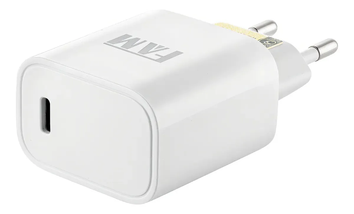 Carregador Turbo de Parede 20W FAM FCA-PD20 para iPhone e mais