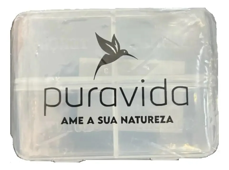 Porta Comprimidos Com 8 Compartimentos - Puravida Cor Incolor
