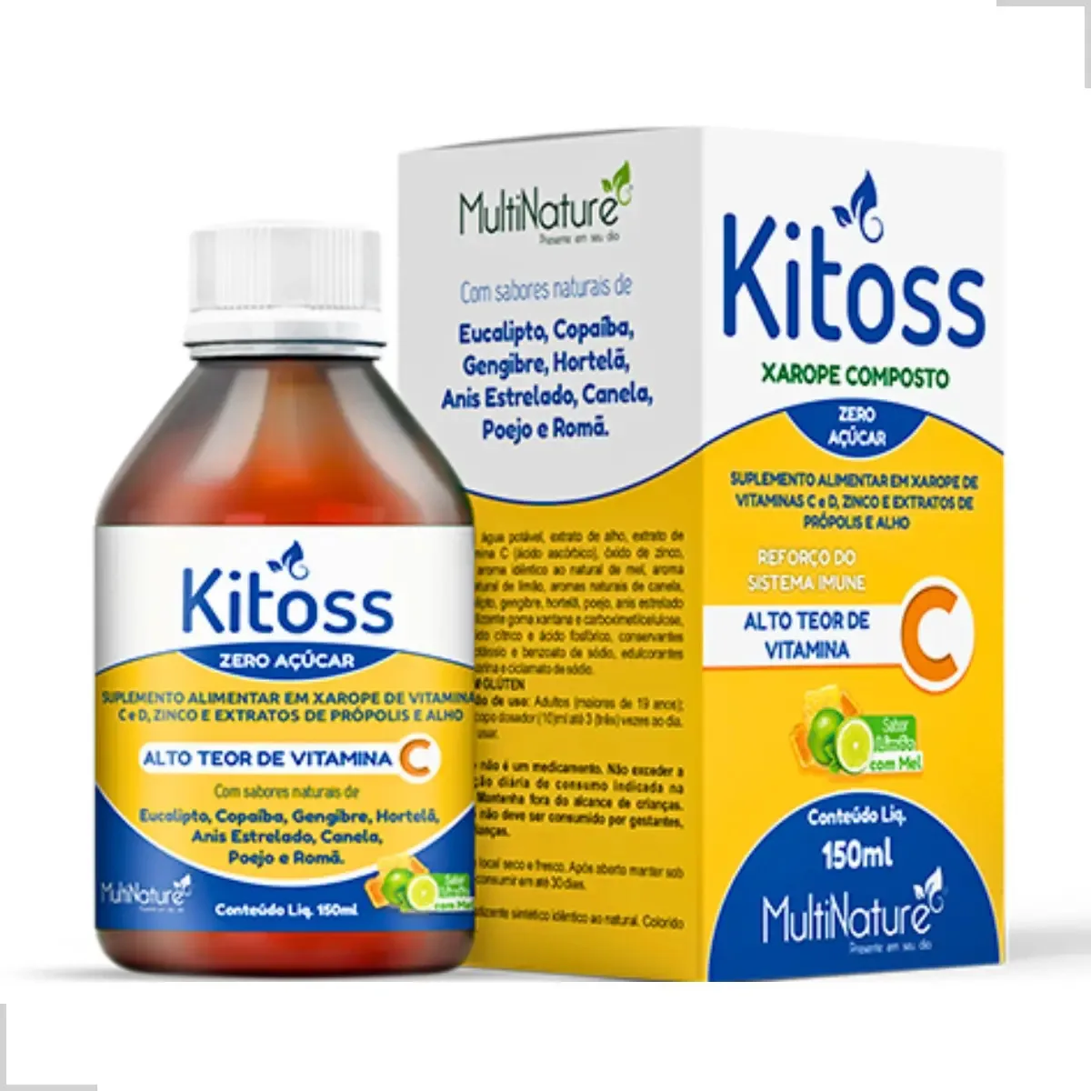 Kitoss Xarope Zero Vitaminas - Reforça O Sistema Imunológico