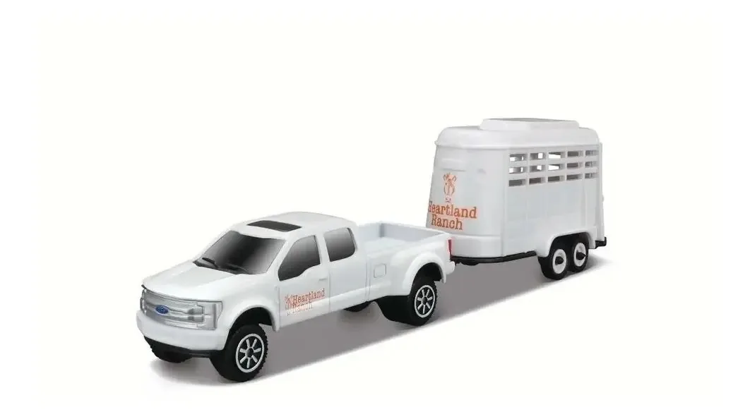 Miniaturas Heartland Haulers Maisto Ford Super Duty Cavalo