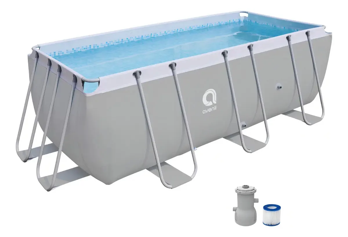 Piscina Retangular Jilong 7800 L com Bomba para Crianças