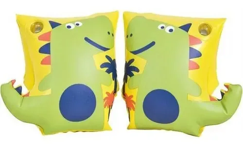 Boia De Braco Dinossauro Arm Bands 23cm Jilong Cor Verde