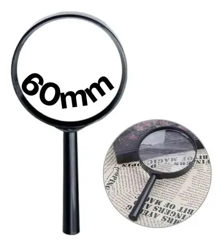 Lupa 60mm Plastico