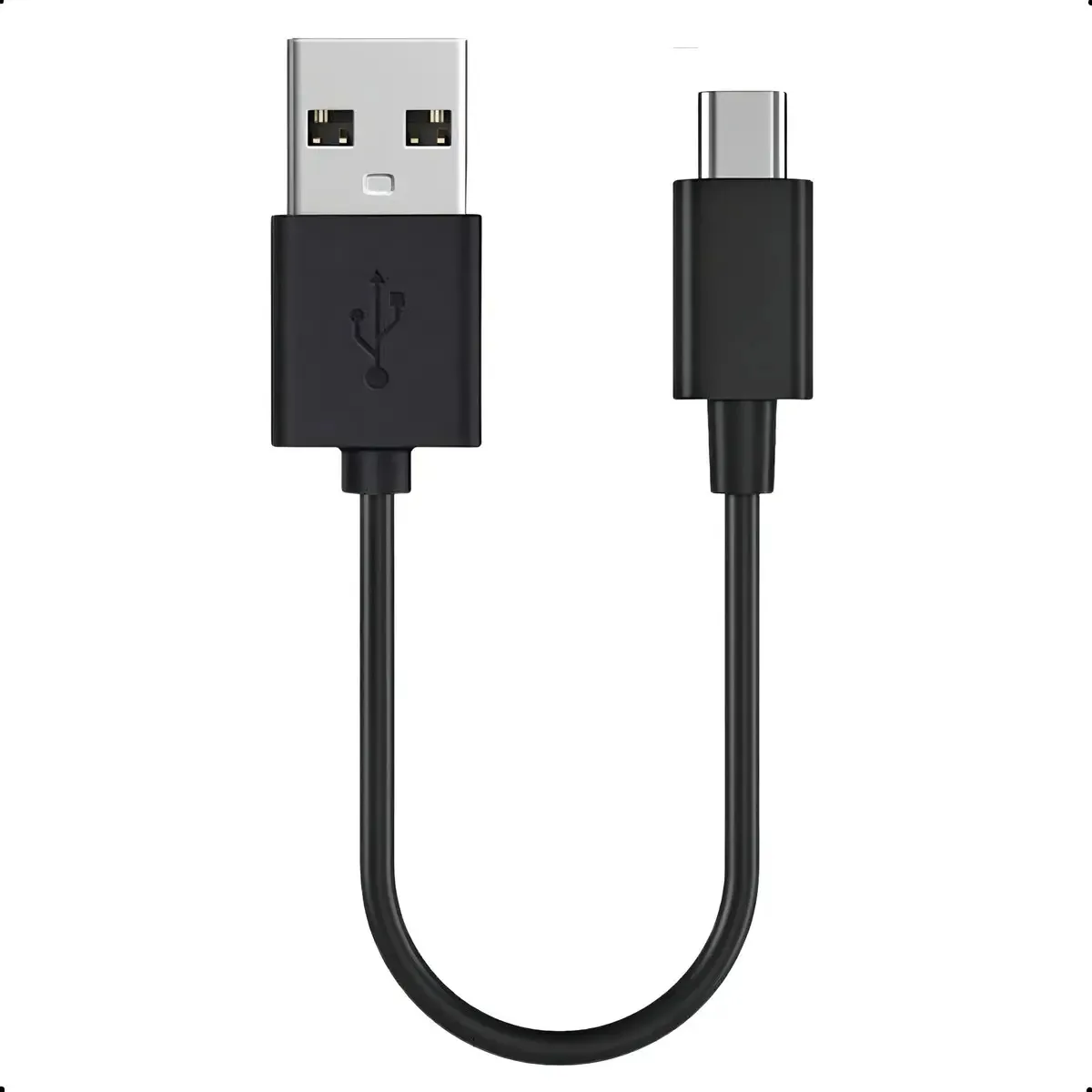 Cabo USB-C 22cm HDMatters Carregador Rápido Dados 480Mbps