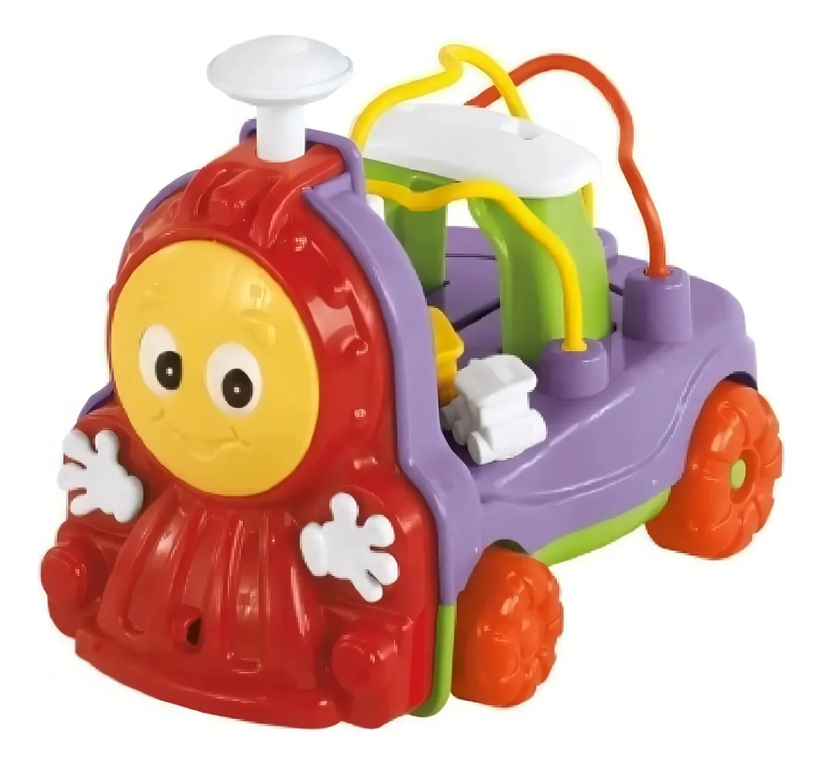 Brinquedo De Empurrar E Puxar Donka Trem Calesita Tateti 711