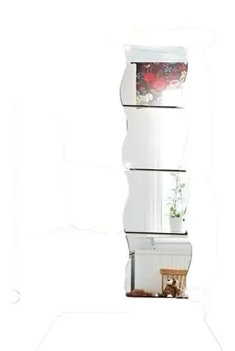 Espelhos Decorativos De Acrílico Bandeiras De 49cm X 2,02 Mt