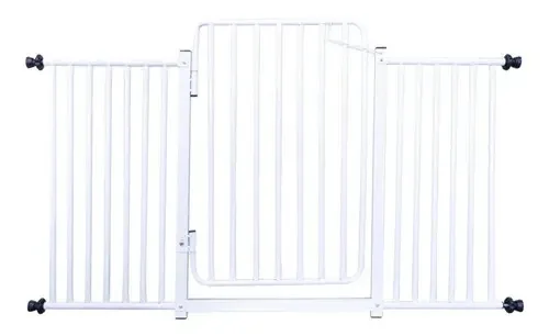 Grade De Porta Portão Reforçado Bebê Pet Segurança 129/134cm