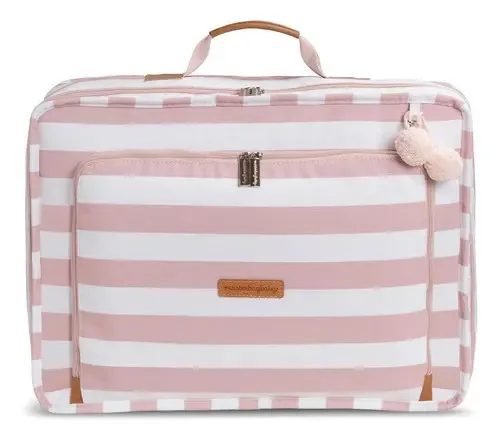 Mala De Maternidade Vintage Masterbag Brooklyn Rosa