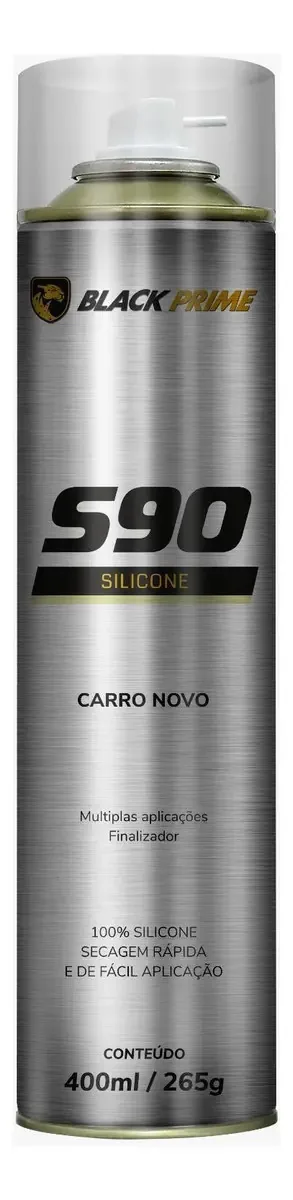 Silicone S90 Black Prime Carro 400ml