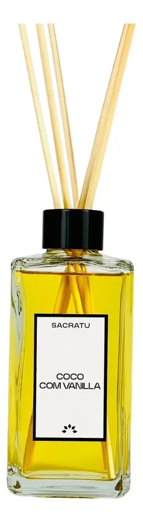 Sacratu Difusor De Ambiente Coco Com Vanilla De Varetas 250m