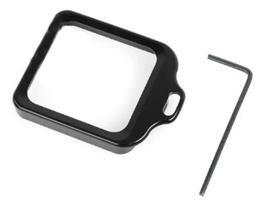 Proteção Anel Metálico Para Câmeras Hero 3+, 4 - Preto