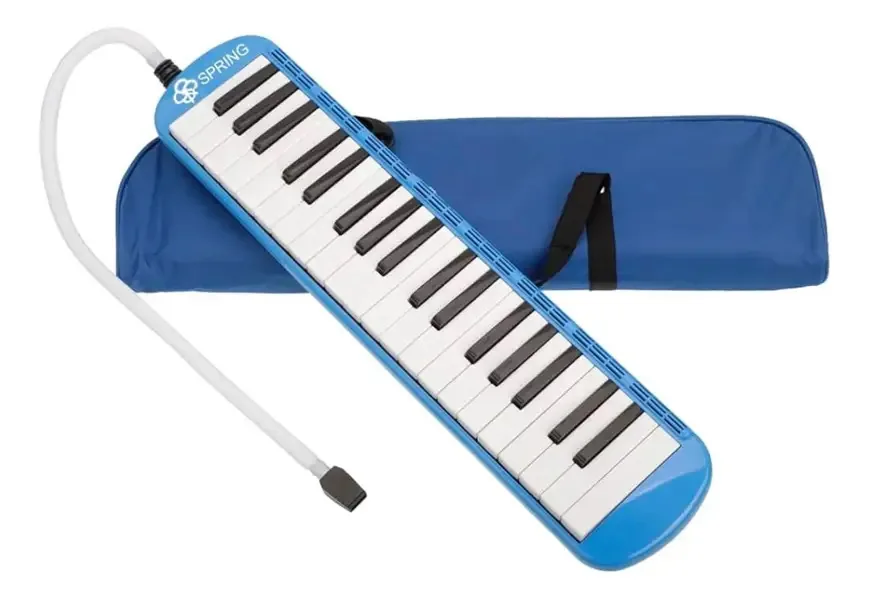 Escaleta Spring Azul SG32 32 Teclas Completa com Bag e Bocal