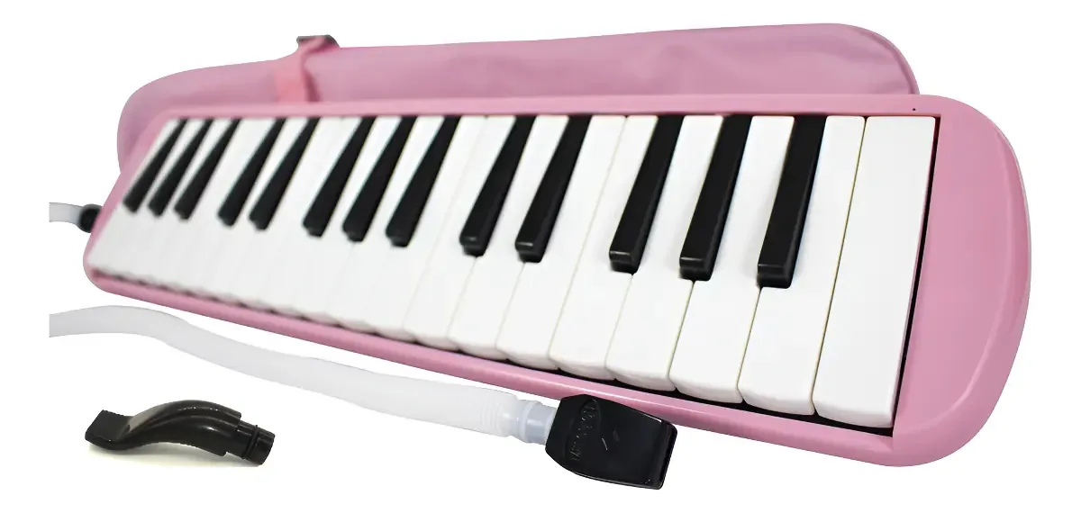 Escaleta Spring SG-32 Rosa 32 Notas Teclas com Bag e Bocal