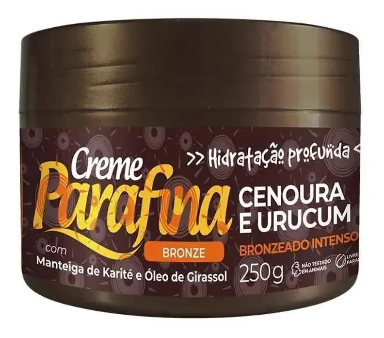 Paraf Dermacream Cenoura E Urucum 250g