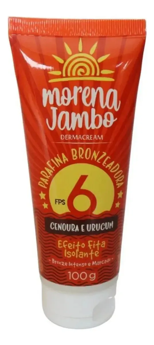 Parafina Bronz Morena Jambo F6 Ft 100g