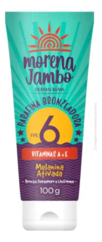 Parafina Morena Jambo Melanina Ativada Dermacream 100g