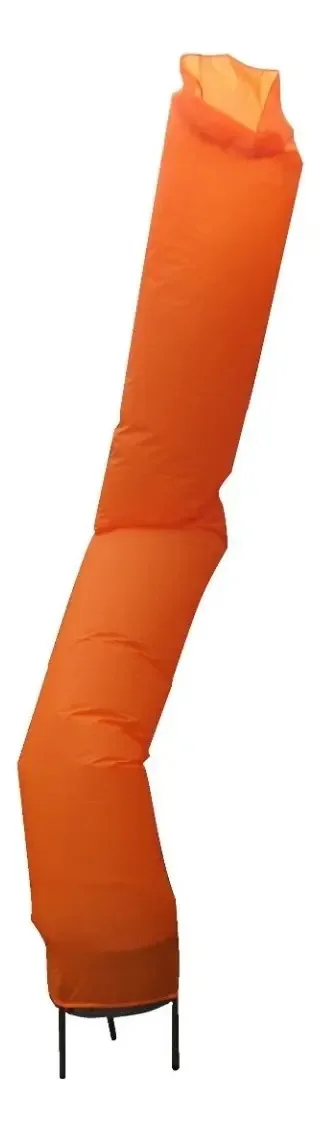 Canudo Biruta Com Exaustor Bivolt Cor Laranja