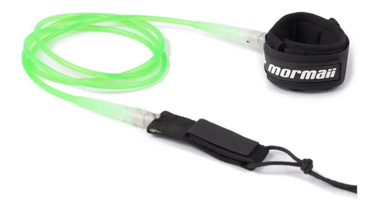 Leash Tradicional Regular Mormaii Cordinha Prancha 6' - 6mm Cor Verde