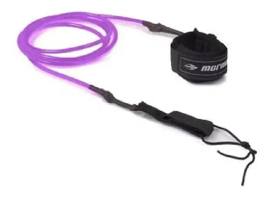 Leash De Surf Tradicional Regular 6´ Mormaii 6mm Cordinha Cor Roxo