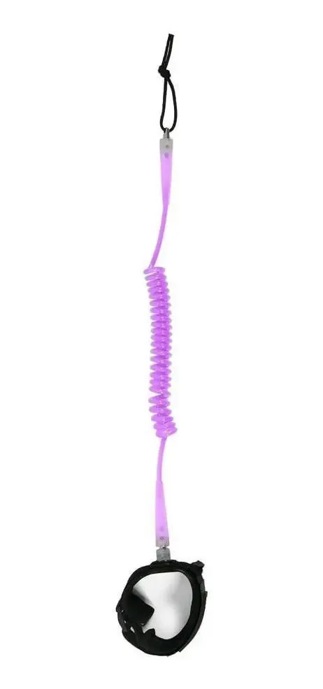 Leash De Surf Pro Bodyboard Expiral 6mm Mormaii 22 Cor Roxo