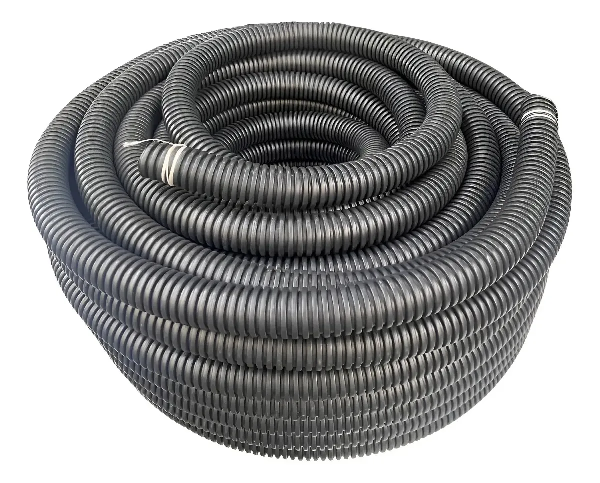 Tubo Duto Corrugado 1.1/4 Pol 40mm Eletroduto 50mts C/ Guia