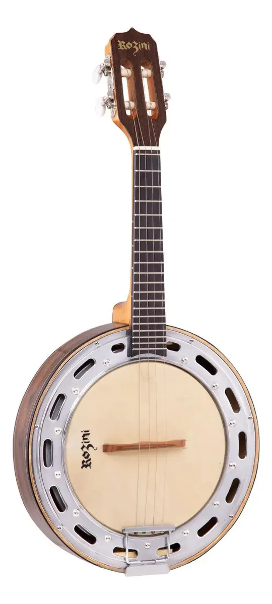 Banjo Profissional Rozini Caixa Baixa Rj10 El.n.j Brilhante